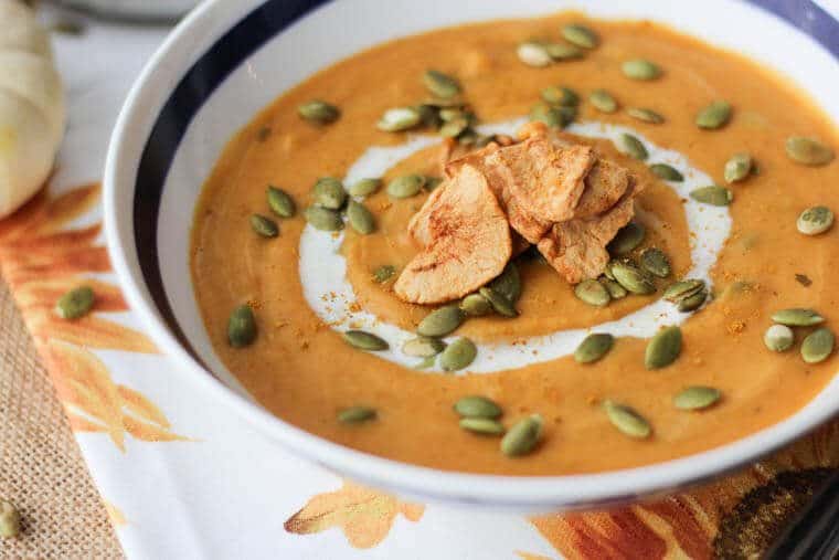 Vegan Curried Sweet Potato Soup With Apples And Cider Dairy Free